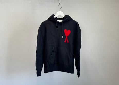 ami short hoodie