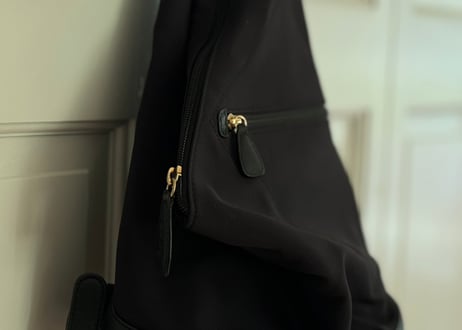 loewe "anton" bag nylon × leather