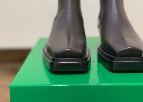 bottega veneta 2020aw heel boots dead stock 42 dark brown
