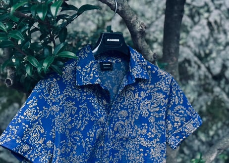 jilsander "総柄" shirt