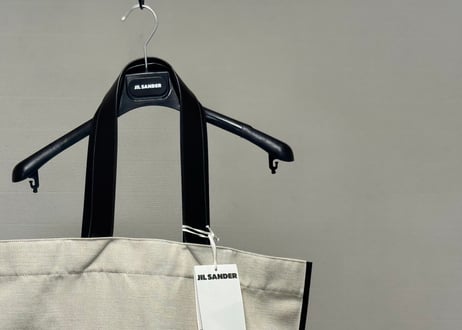 jilsander “大容量” logo bag dead stock