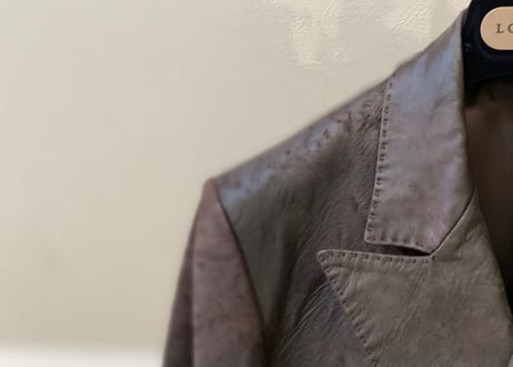 loewe unborn calf leather jacket