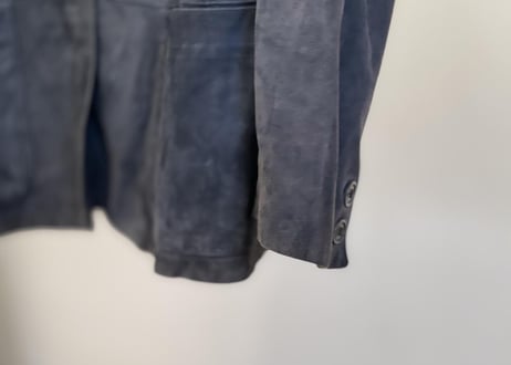 70s gucci leather tailored jacket