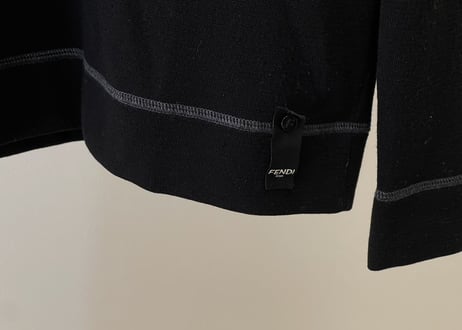 fendi 2021aw leather switch knit