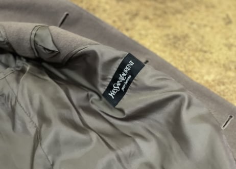 yves saint laurent cashmere long coat