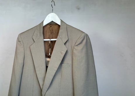 dior set up suit khaki