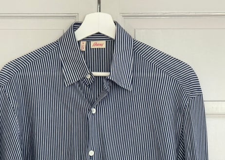 brioni stripe shirt
