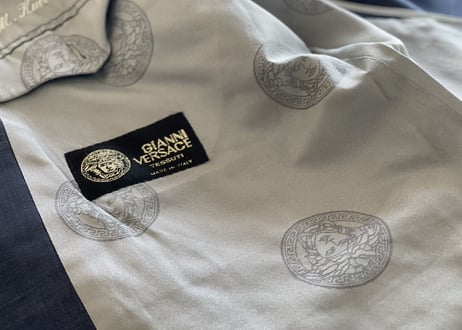 gianni versace double set up suit