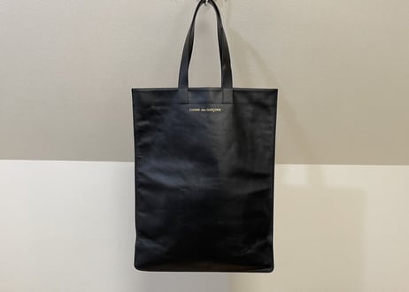 comme des garcons leather tote bag