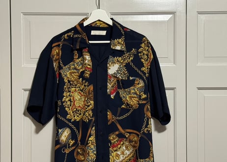 90s "総柄" shirt #B