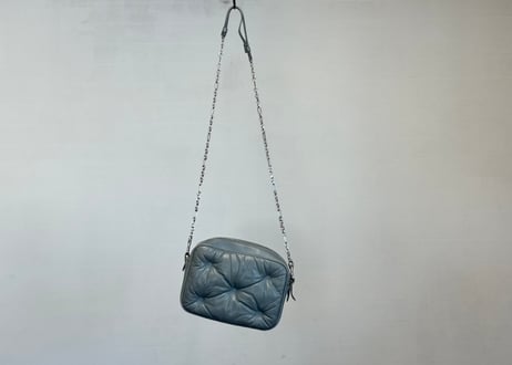 maison margiela gram sram leather bag "limited color blue"