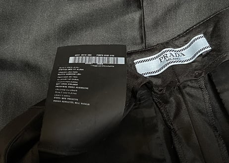 prada silk trousers