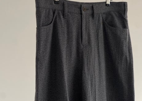 Y’s cotton melange unisex skirt