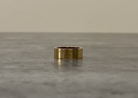 louis vuitton 2020aw LV logo ring dead stock