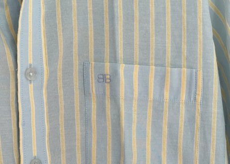balenciaga BB logo shirt