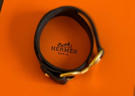 hermes leather bracelet