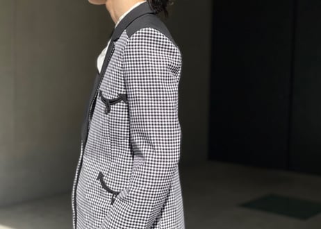 pacp rabamme 2021ss wide lapel jacket dead stock