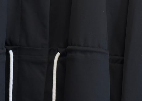off white gabardine spring coat