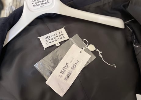 maison margiela 2017aw sleeve less long coat dead stock