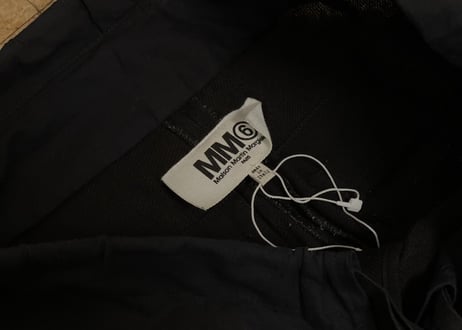 mm6 maison margiela linen wide pants