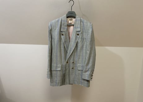 hermes stripe linen jacket