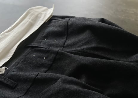 maison margiela  "オリゾンティタグ" over size 期 trousers