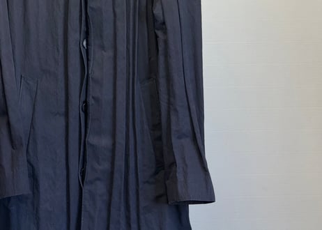 maison margiela pleats coat