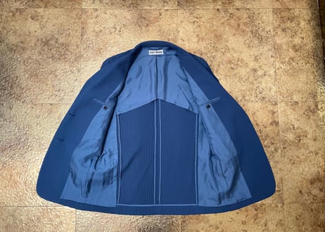 issey miyake blue jacket