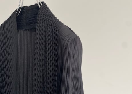 pleats jacket dead stock
