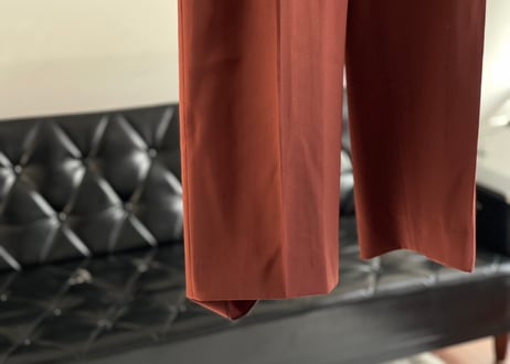 90s bordeaux double set up suit