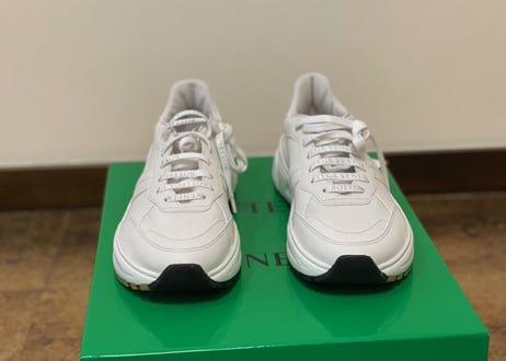 bottega veneta 2019aw leather sneakes white 42 dead stock