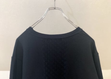 90s  "初期" y's for men panel pattern knit