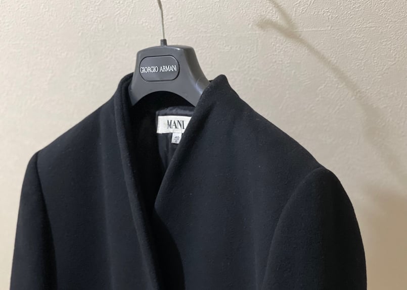 GIORGIO ARMANI*サイズ50*ノーカラーコート*ジョルジオアルマーニ