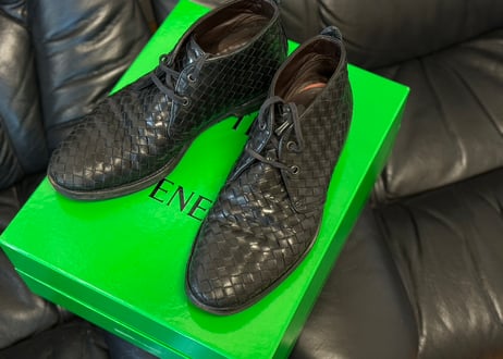 bottega veneta Intrecciato boots