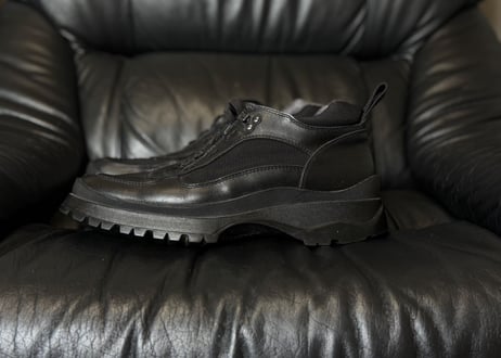prada leather shose