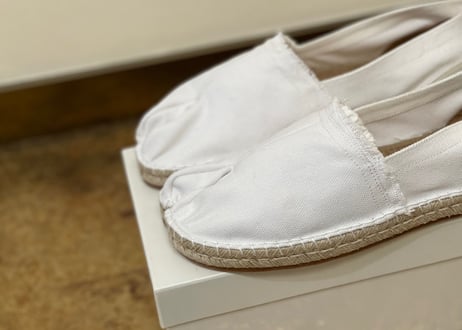 maison margiela tabi shose white 42 dead stock
