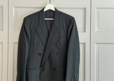 yves saint laurent doubole stripe set up suit