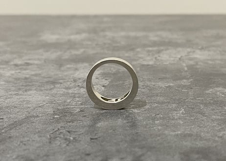 gucci decoration silver ring 14号