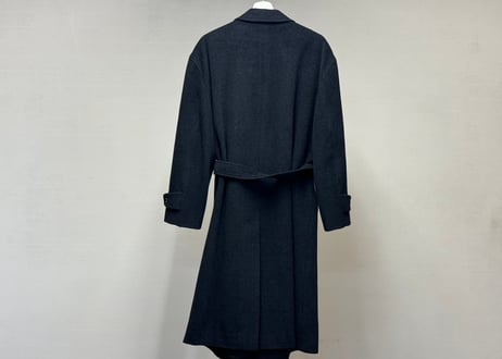 lanvin angora belted coat