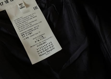maison margiela collarless coat