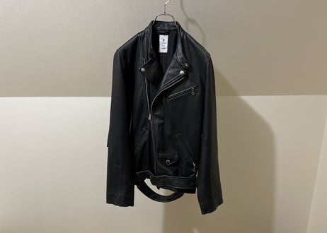 mihara yasuhiro double leather jacket