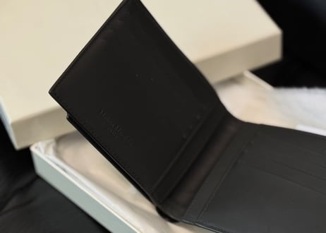 maison margiela leather wallet
