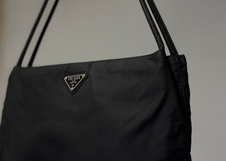 prada nylon logo bag