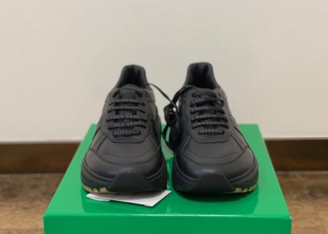 bottega veneta 2019aw leather sneakes black 41 dead stock