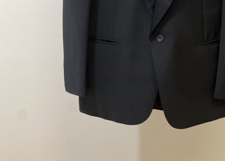 christian dior tuxedo set up suit dead stock