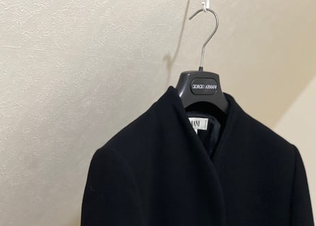 giorgio armani mani no collar coat