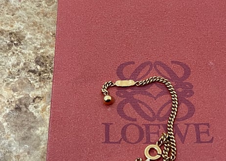 loewe vintage logo charm