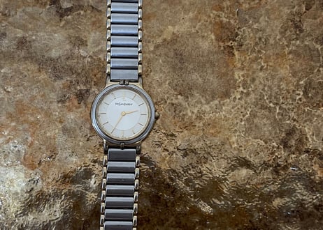 yves saint laurent  dress watch