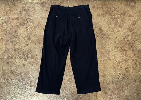 yohji yamamoto pour homme tack wide pants