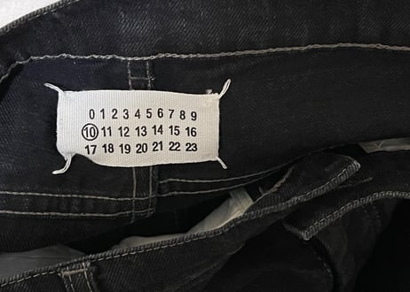 maison margiela  2011aw black denim